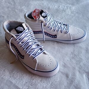 Vans Patriotic Colors High Tops Unisex Shoes nwt